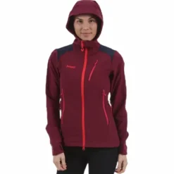 Cecilie Mountaineering Jacket Grey/Red