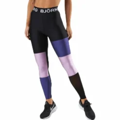 Cendall Blocked Tights Blue