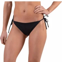 Cheeky String Side Tie Bikini Black
