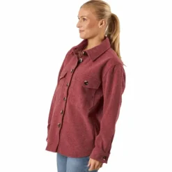Cindy Reco Shirt Rhubarb Red