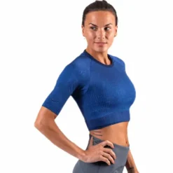 City Ready Knit Top Blue