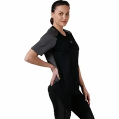 City Sleek Top SS Cool Black/Grey