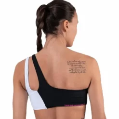 Ck Blocking One Shoulder Bandeau Black