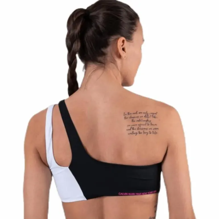 Ck Blocking One Shoulder Bandeau Black