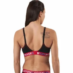 Ck One Listen Unlined Bralette Black/Red