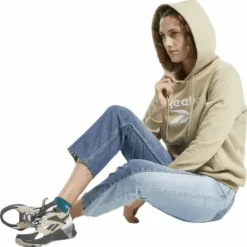 Cl F Big Logo Hoodie Ft Beige