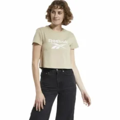 Cl F Big Logo Tee Beige