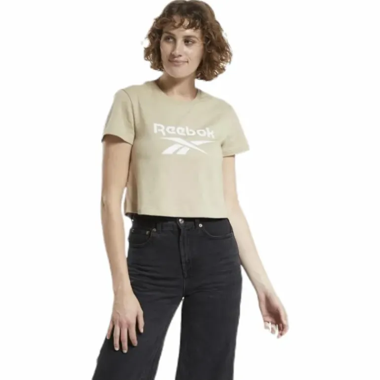 Cl F Big Logo Tee Beige