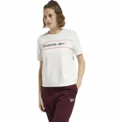 Cl F Linear Tee Pink/White