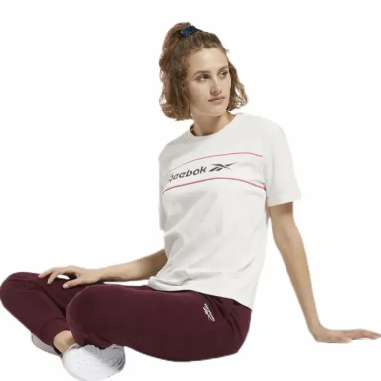 Cl F Linear Tee Pink/White