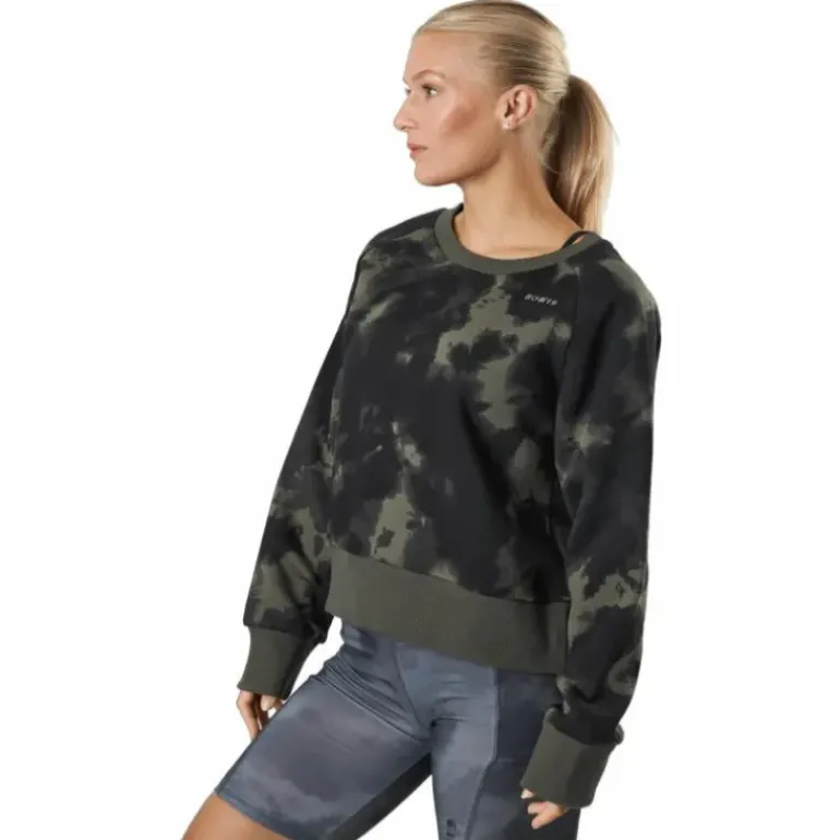 Clara Crewneck Cinder Tie Dye