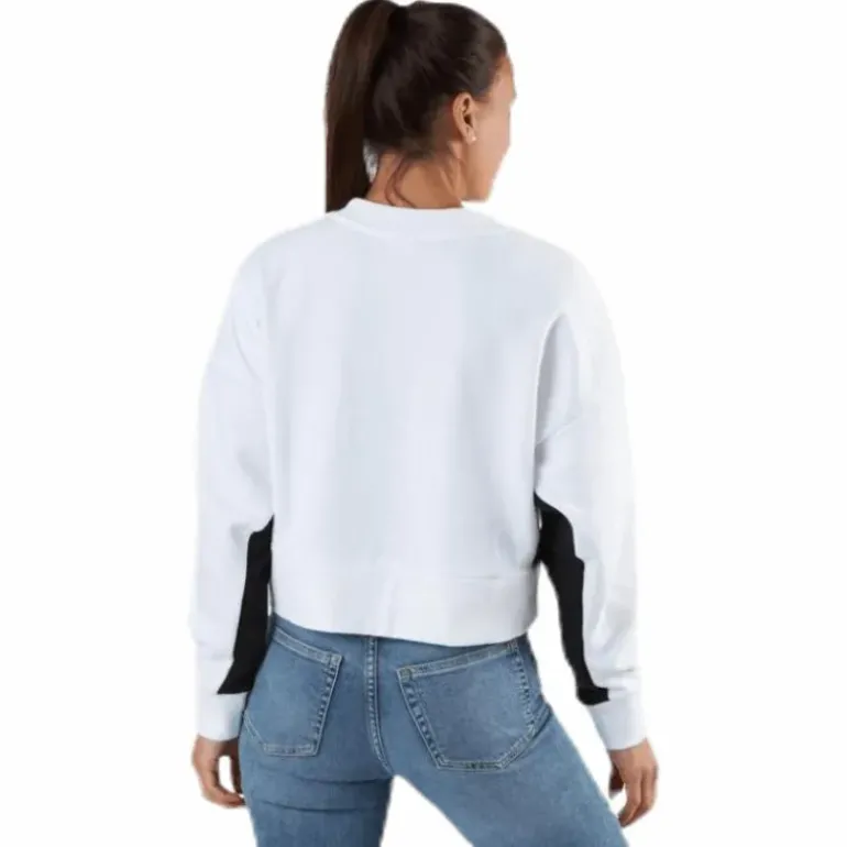 Classics Cropped Crew White