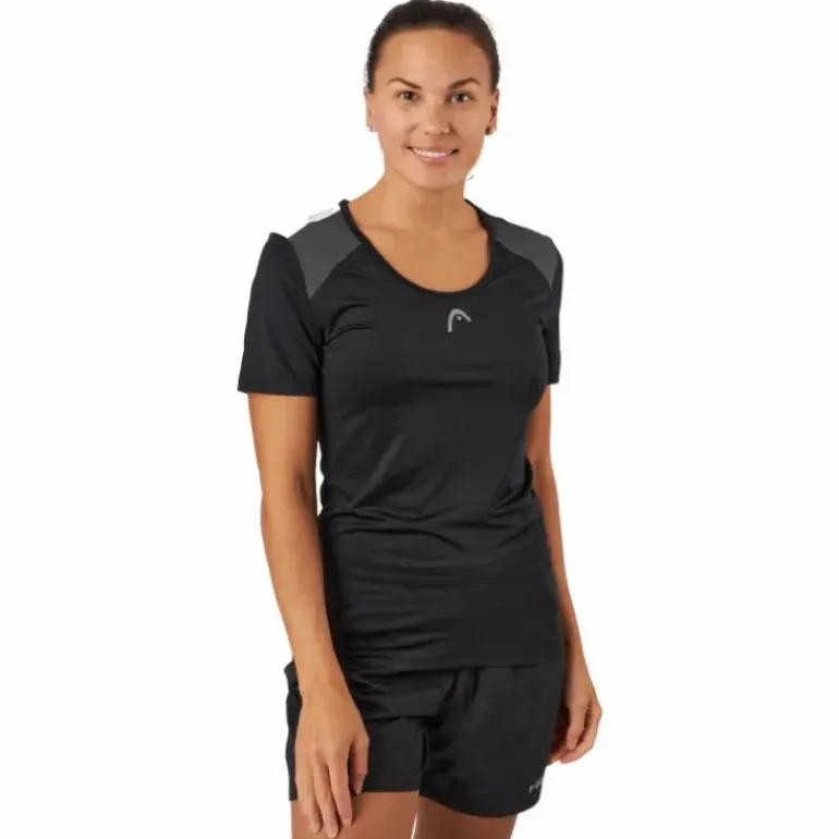 Club 22 Tech T-shirt Women Black