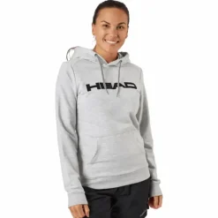 Club Rosie Hoodie Women Grey Melange
