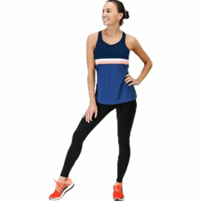 Club Tank W Blue/Orange