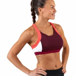 Color Block Bra 2 Pink/Red
