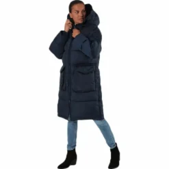 Comfy Puffer Coat Blue