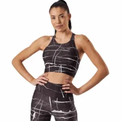 Concious Connected Sports Top Brown/White