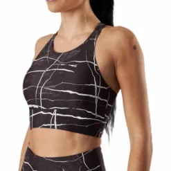 Concious Connected Sports Top Brown/White