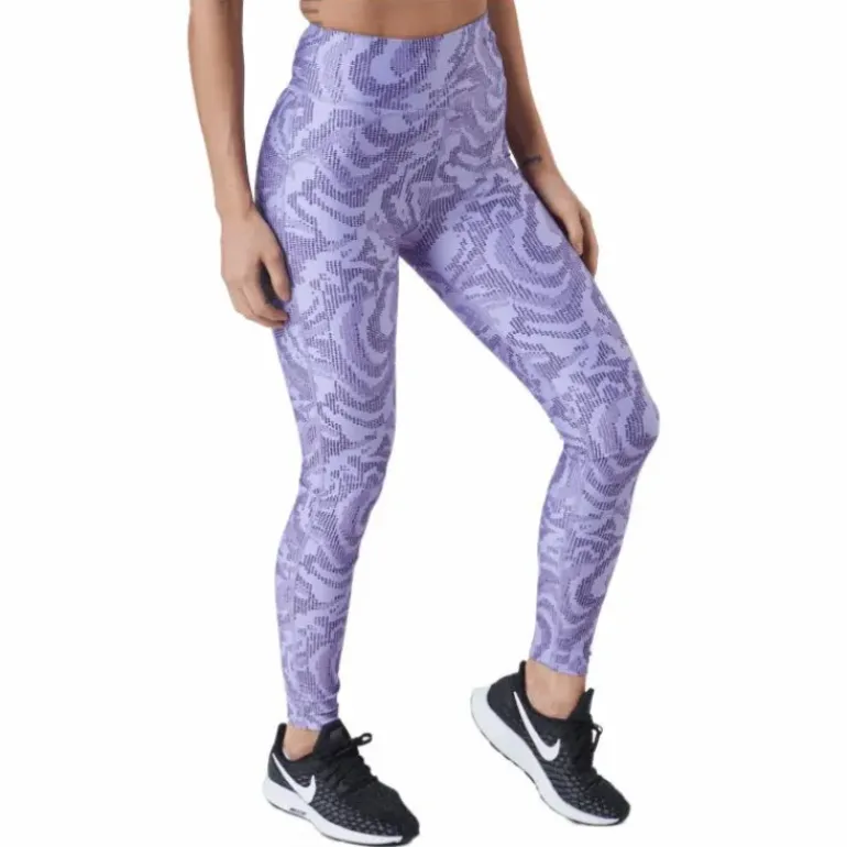 Control Tights Aop Hyacinth