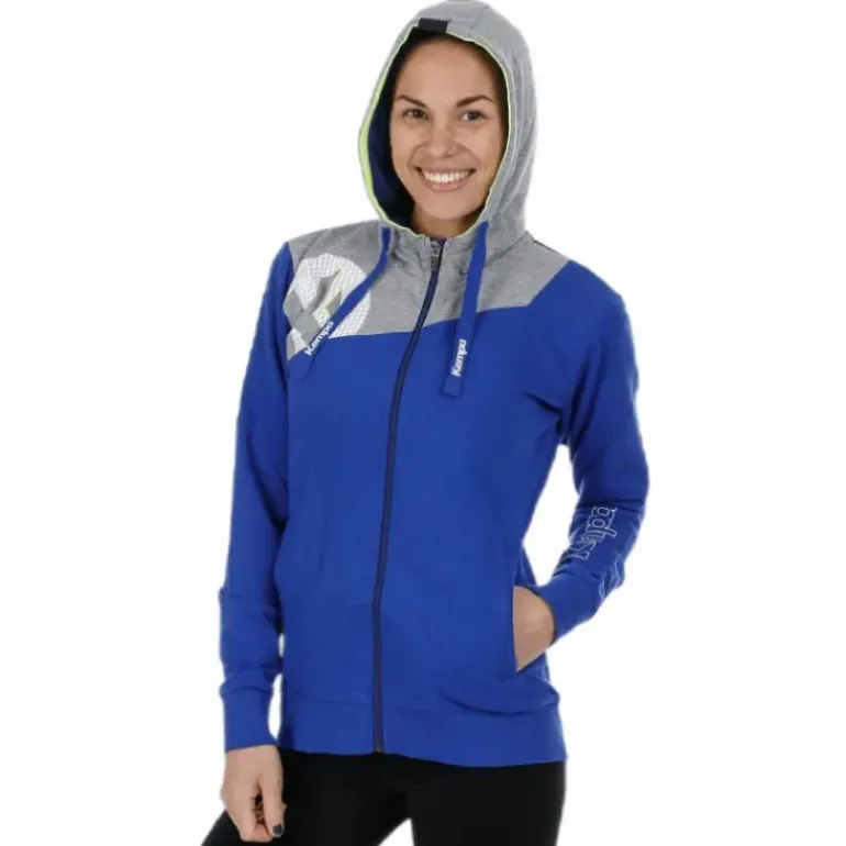 Core 2.0 Hood Jacket W Blue/Grey