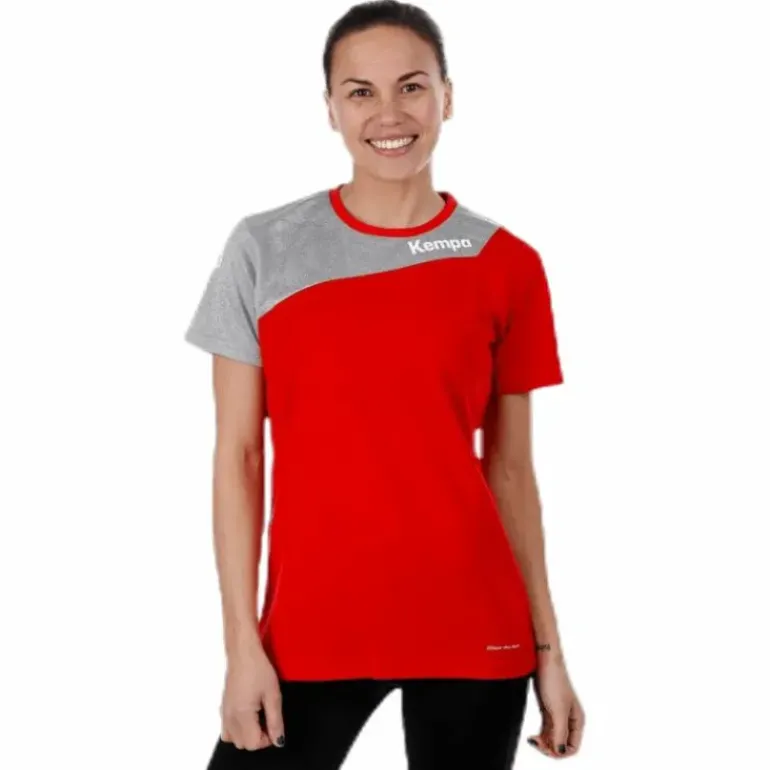 Core 2.0 Shirt W Grey/Red