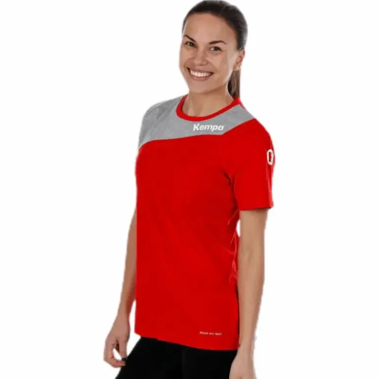 Core 2.0 Shirt W Grey/Red