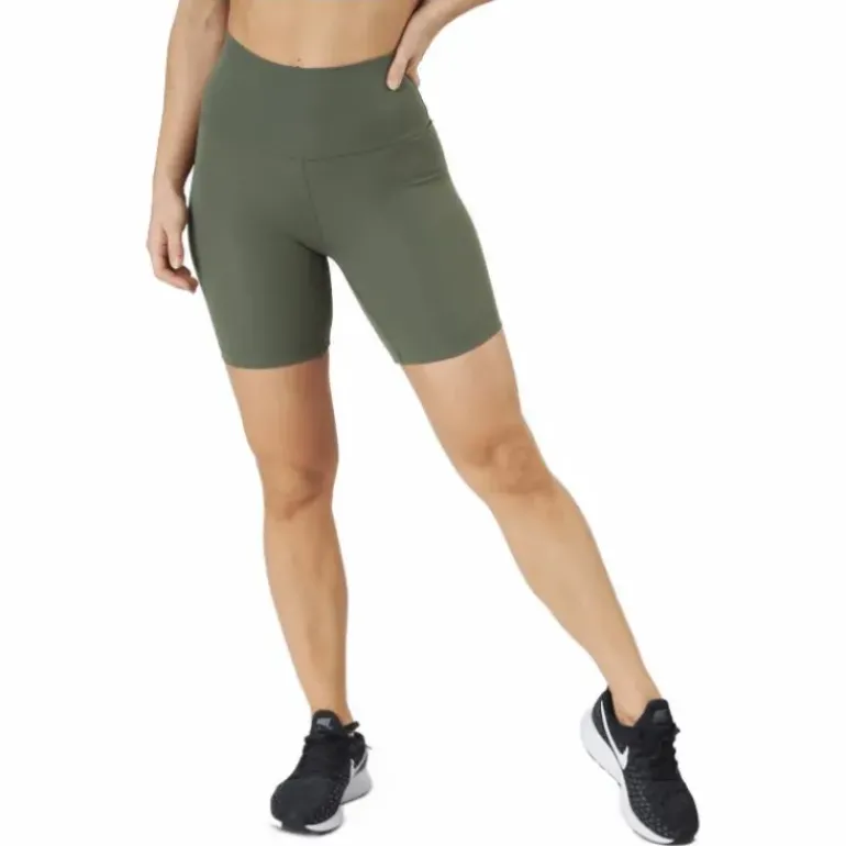 Core Biker Shorts Washed Green