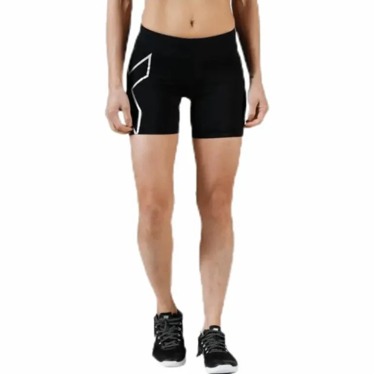 Core Compression 5" Shorts W Black/Silver