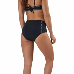 Core Logo Tape High Waist Bikini Brief Black