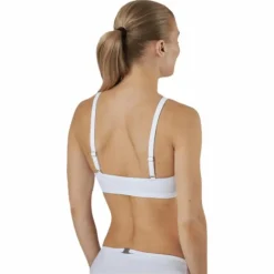 Core Textured Bralette-Rp White