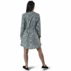 Cory L/S V-Neck Tunic Wvn Blue