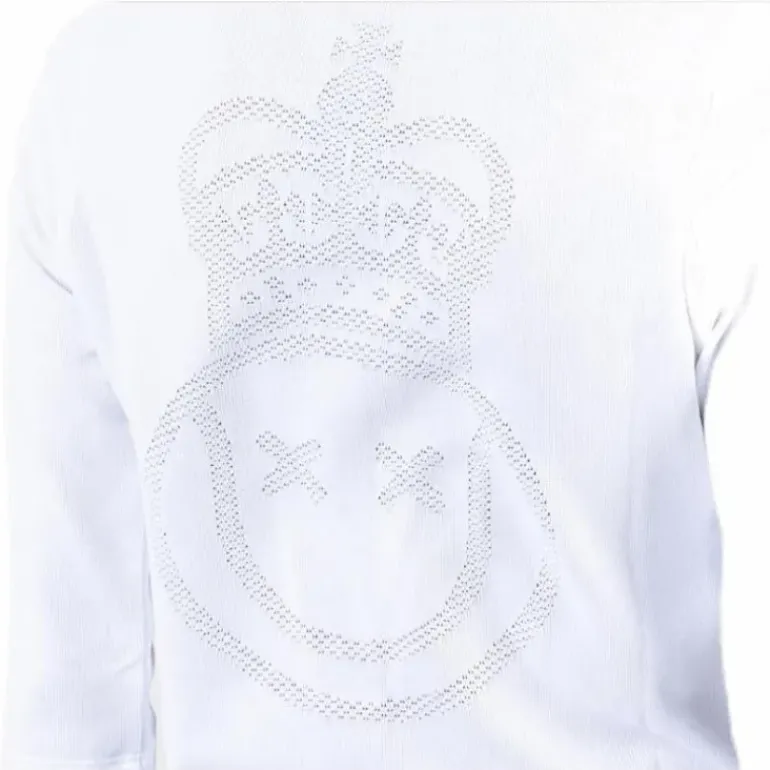Court Cardigan White/Black