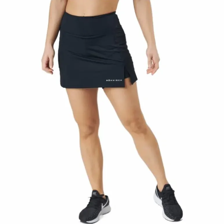 Court Jersey Skort Black