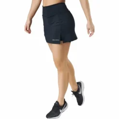 Court Jersey Skort Black