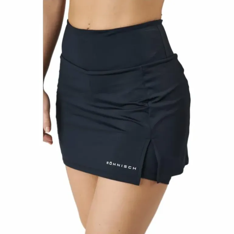 Court Jersey Skort Black
