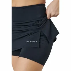 Court Jersey Skort Black