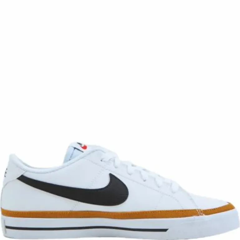 Court Legacy Next Nature Women's Shoes WHITE/BLACK-DESERT OCHRE-TEAM ORANGE