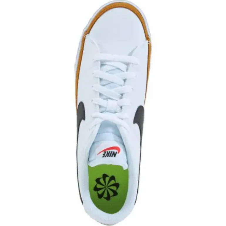 Court Legacy Next Nature Women's Shoes WHITE/BLACK-DESERT OCHRE-TEAM ORANGE