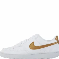Court Vision Low Next Nature Women's Shoes WHITE/METALLIC GOLD-WHITE