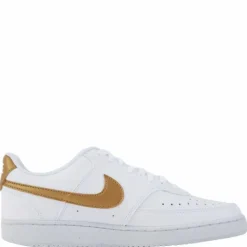 Court Vision Low Next Nature Women's Shoes WHITE/METALLIC GOLD-WHITE