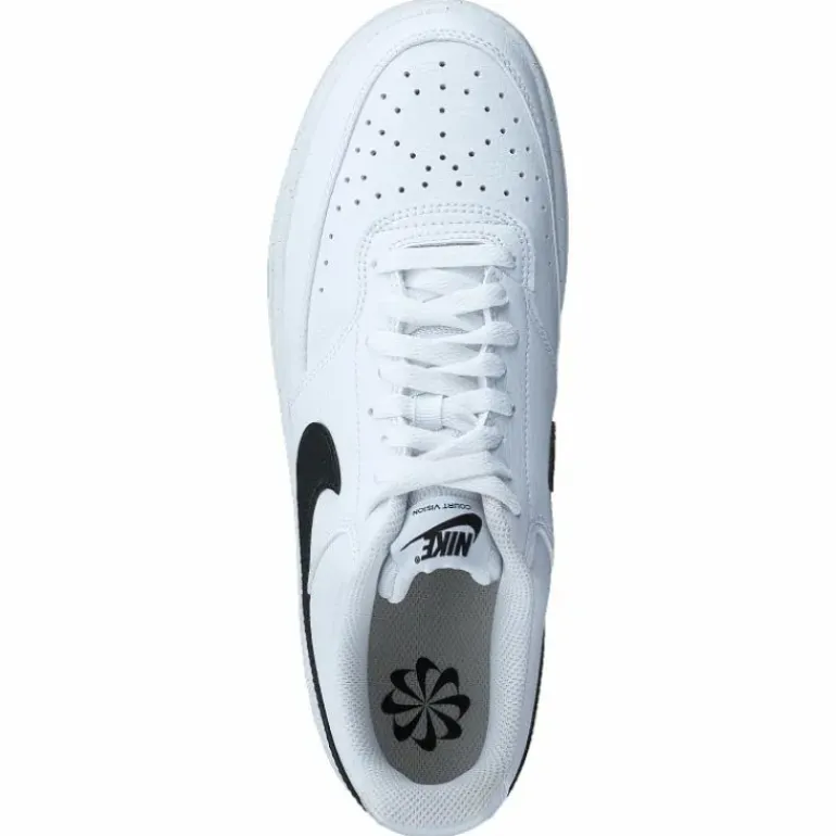 Court Vision Low Next Nature Men's Shoes WHITE/BLACK-WHITE