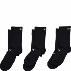 Crew Socks 3 Pack Black/white