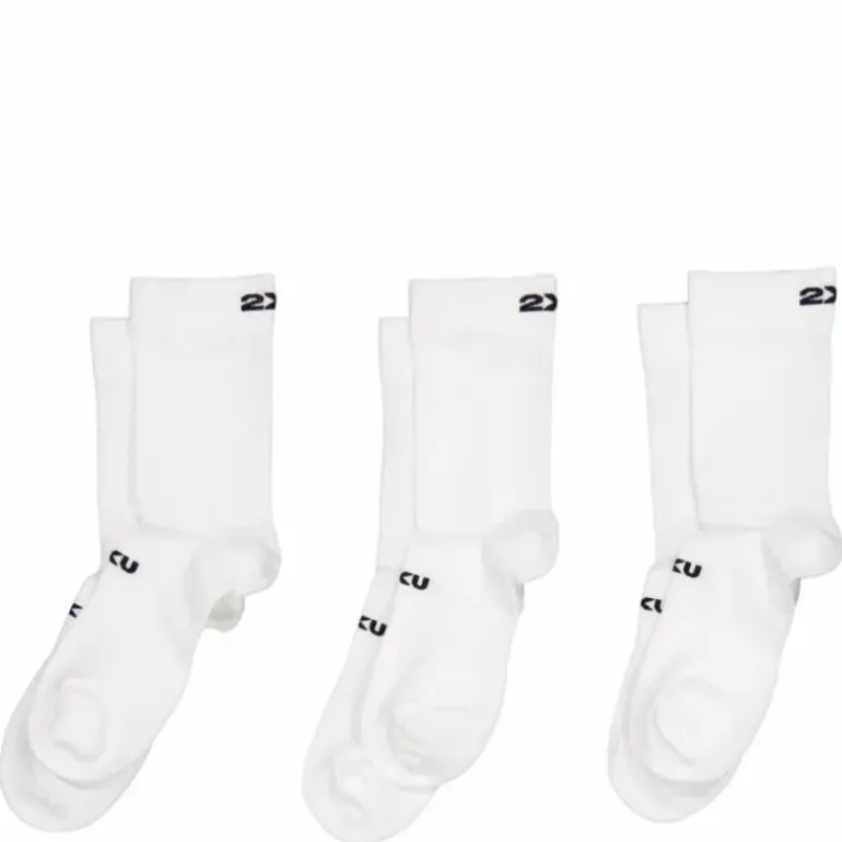 Crew Socks 3 Pack White/black
