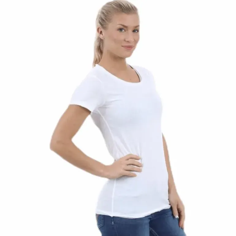 Crew-Neck Relaxed White