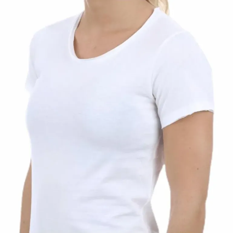 Crew-Neck Relaxed White