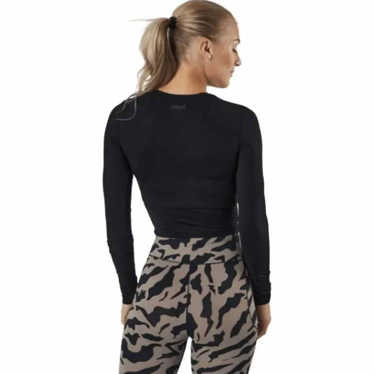 Crop Long Sleeve Black