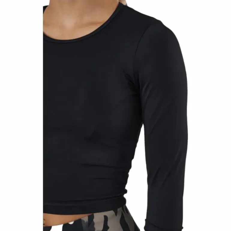 Crop Long Sleeve Black