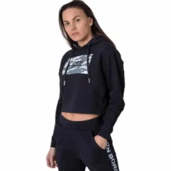 Cropped Dpm Hood Black
