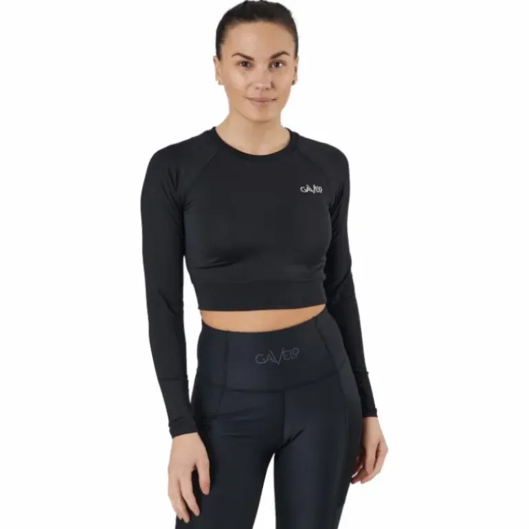 Cropped Longsleeve Black